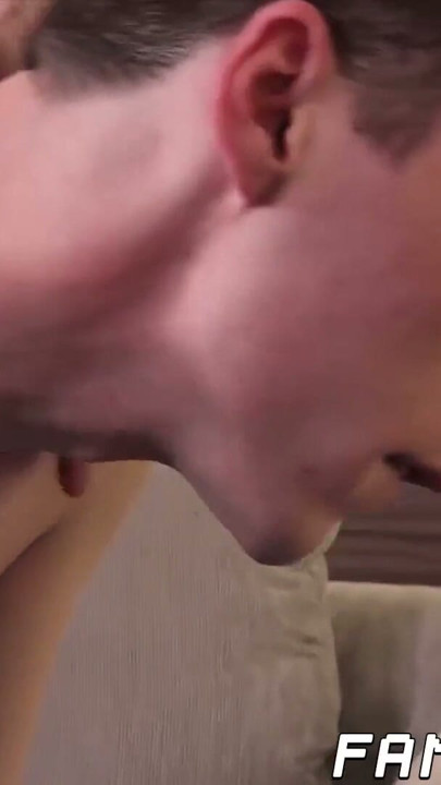 Cute stepson passionately barebacked by stepdad with glasses | Clip 1