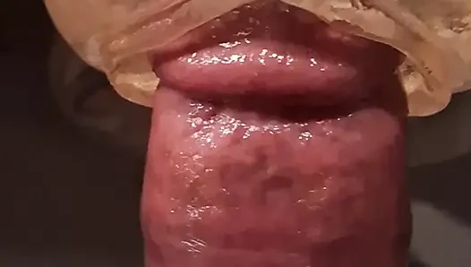 Fleshlight'ımı dolduruyor