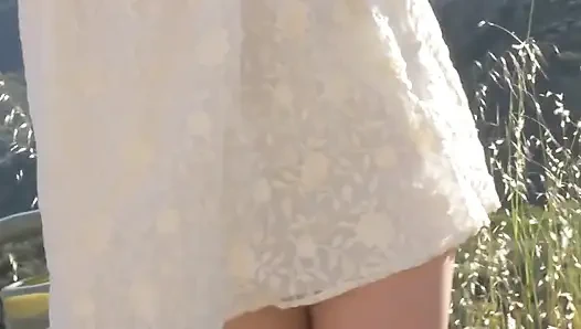 College girl masturbation in college uniform