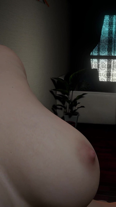 Magával ragadó pillanat a "Rozsomák és a gyönyörű nagymellű koreai modell - 3D animáció 4K"