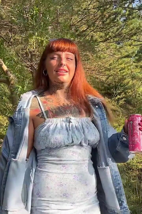 Tattooed Teen Fucks Me on a Hike