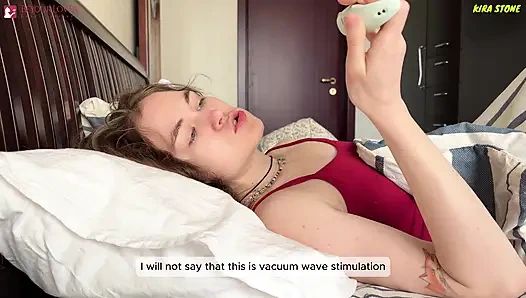 Sex Toy for Masturbation Beyourlover: Crash Test. Kira Stone Had Take a Real Orgasm