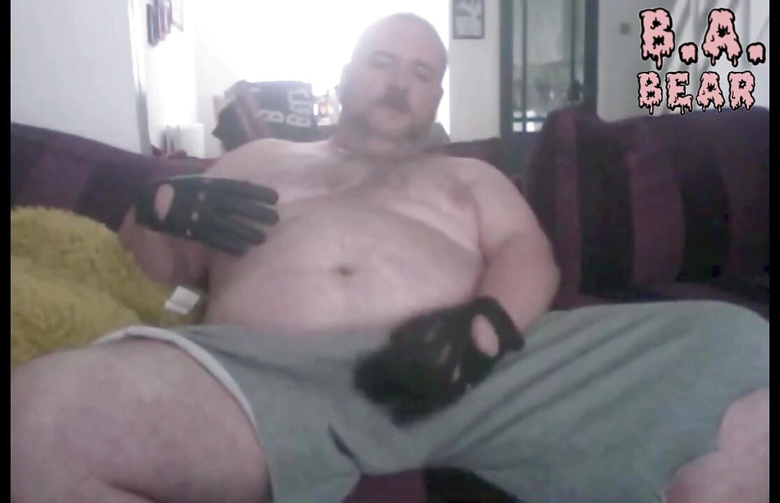Daddy Wanks in his black leather gloves