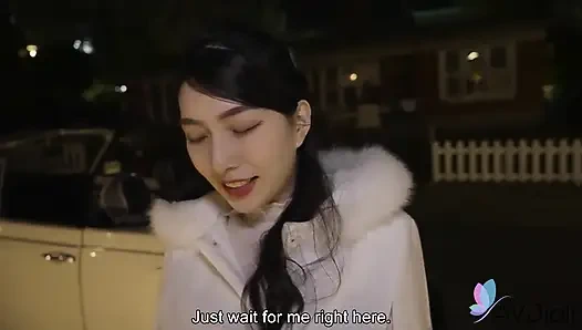 Sigara içen ateşli esmer hatunla bakış açısı randevusı, jiaxin