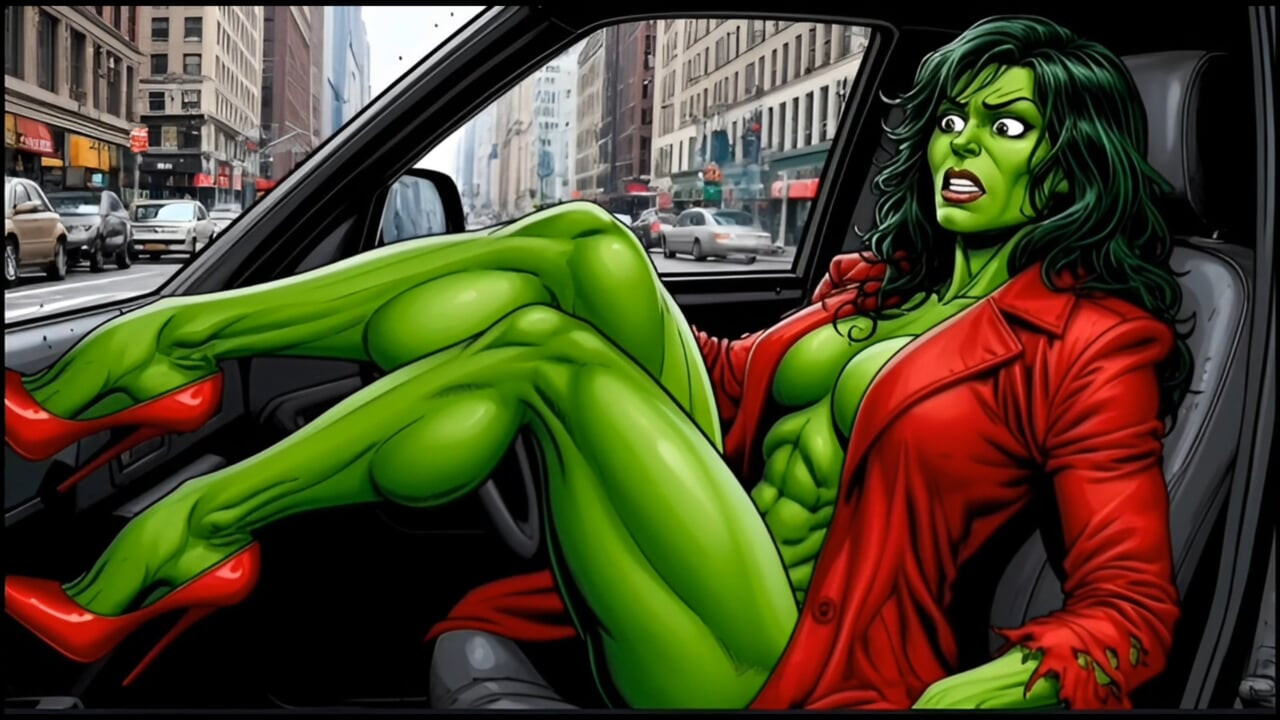 She-hulk Slut Not a Day Without Fucking. Big Compilation Cartoon
