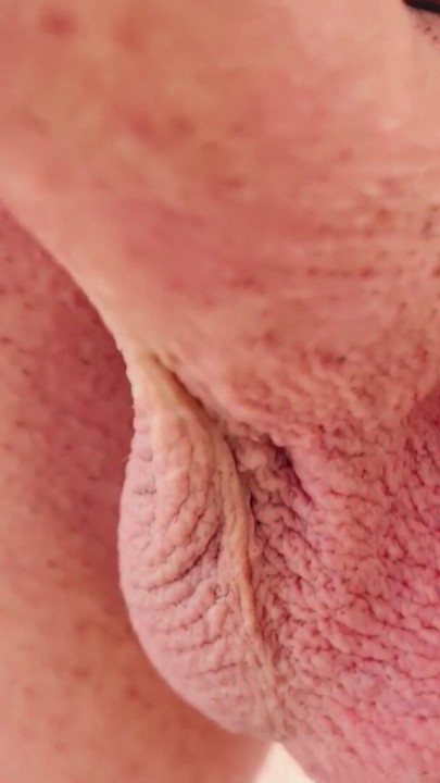 Morning jerking with enormous dick and playing with bouls | Clip 1