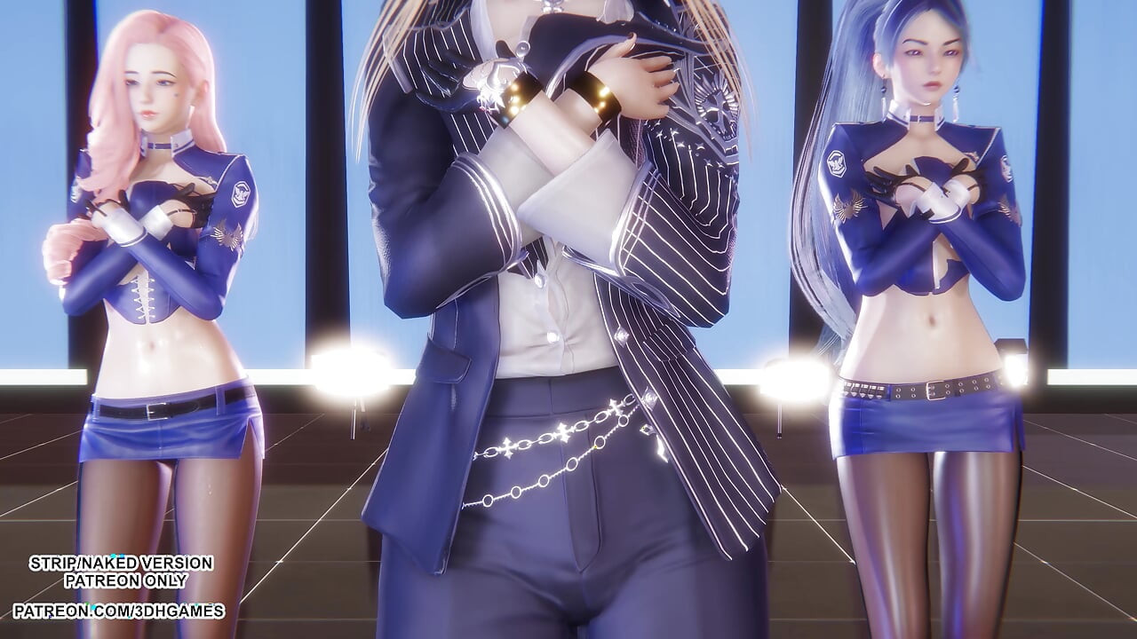 MMD TWICE - sprechen sie, Ahri seraphine kaisa sexy Kpop Tanz Liga der Legenden Hentai unzensiert 4K 60FPS