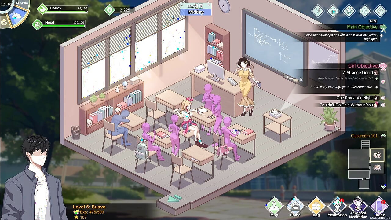 Happay student part 4! Was trying to fuck girls hard but this episide only grind