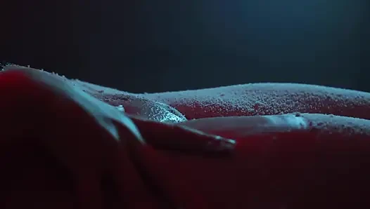 Schneefall auf meine titten und muschi - Softcore weihnachts necken Nahaufnahme