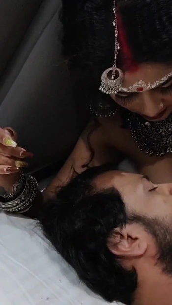 Spectacular moment from "First Night of a newly married desi beautiful girl with addicted husband"