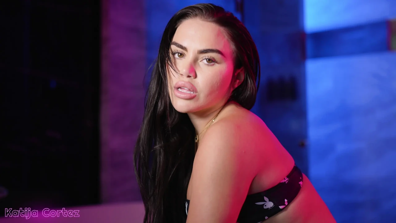 Katija Cortez Getting Hot In The Bathroom