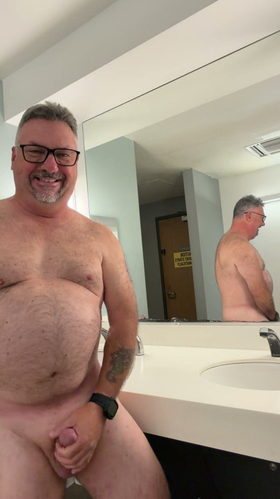 Luvbennude Has Some Fun in a Public Bathroom | Clip 1