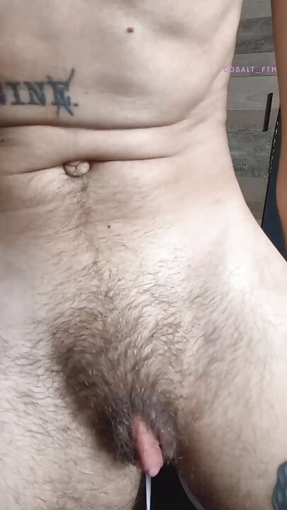 Bored at My Desk. Time to Play with My Dickclit Until I Cum Twice!
