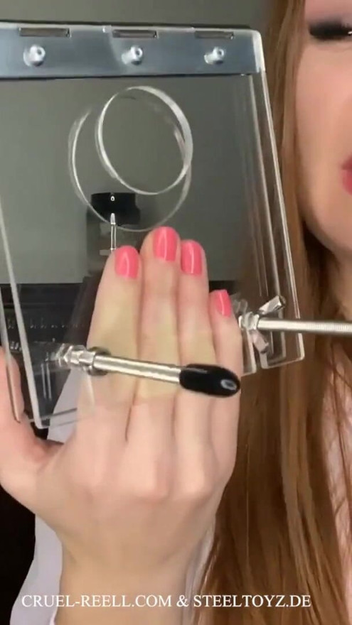 Cruel Reell Reviews: The Acrylic Tail and Testicle Crusher by Steeltoyz – Ultimate CBT Experience powered by AI | Clip 1