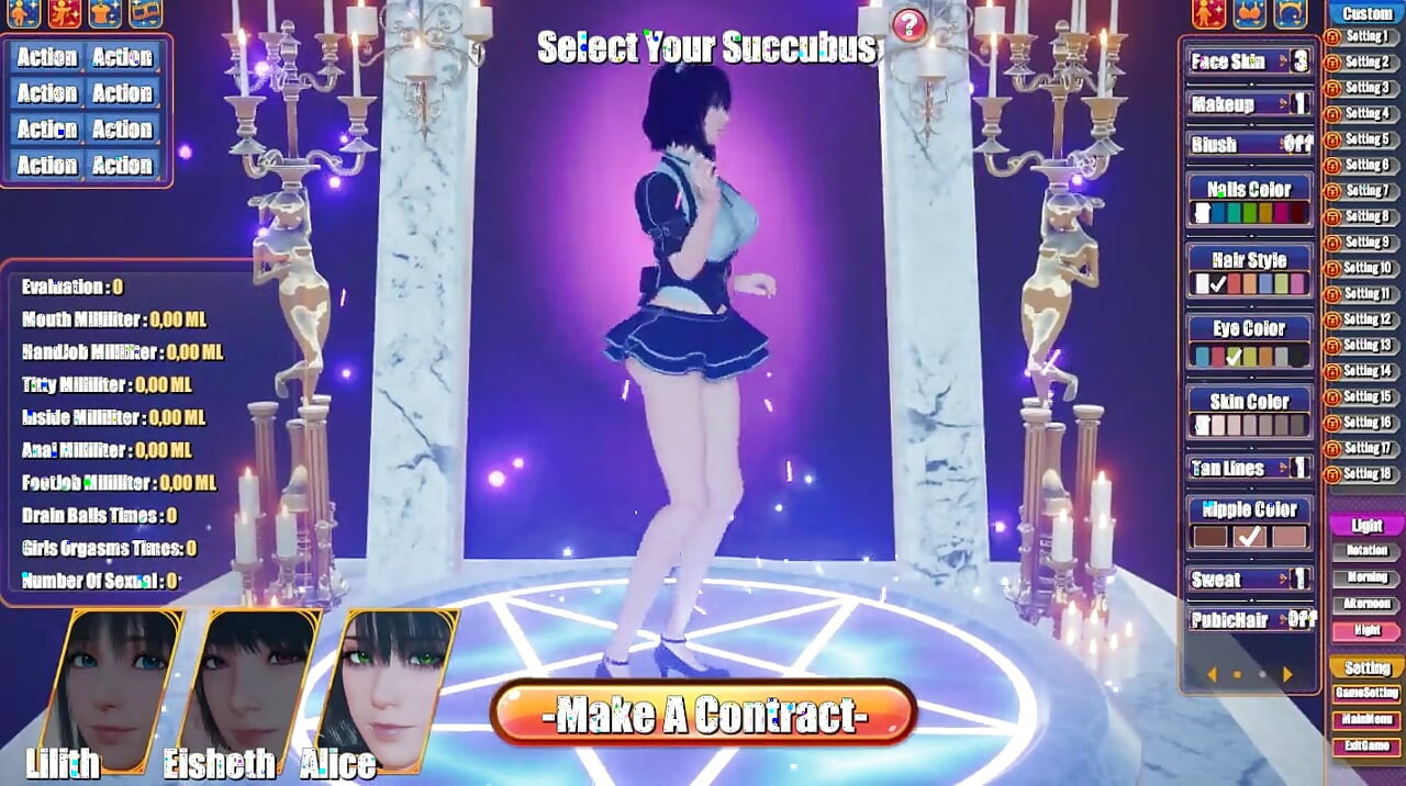Succubus Cafe - Bahagian 5 - Dua Awek Panas Untuk Satu Batang Oleh Loveskysanhentai