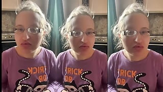 Asmr chew sound effect com câmera lenta