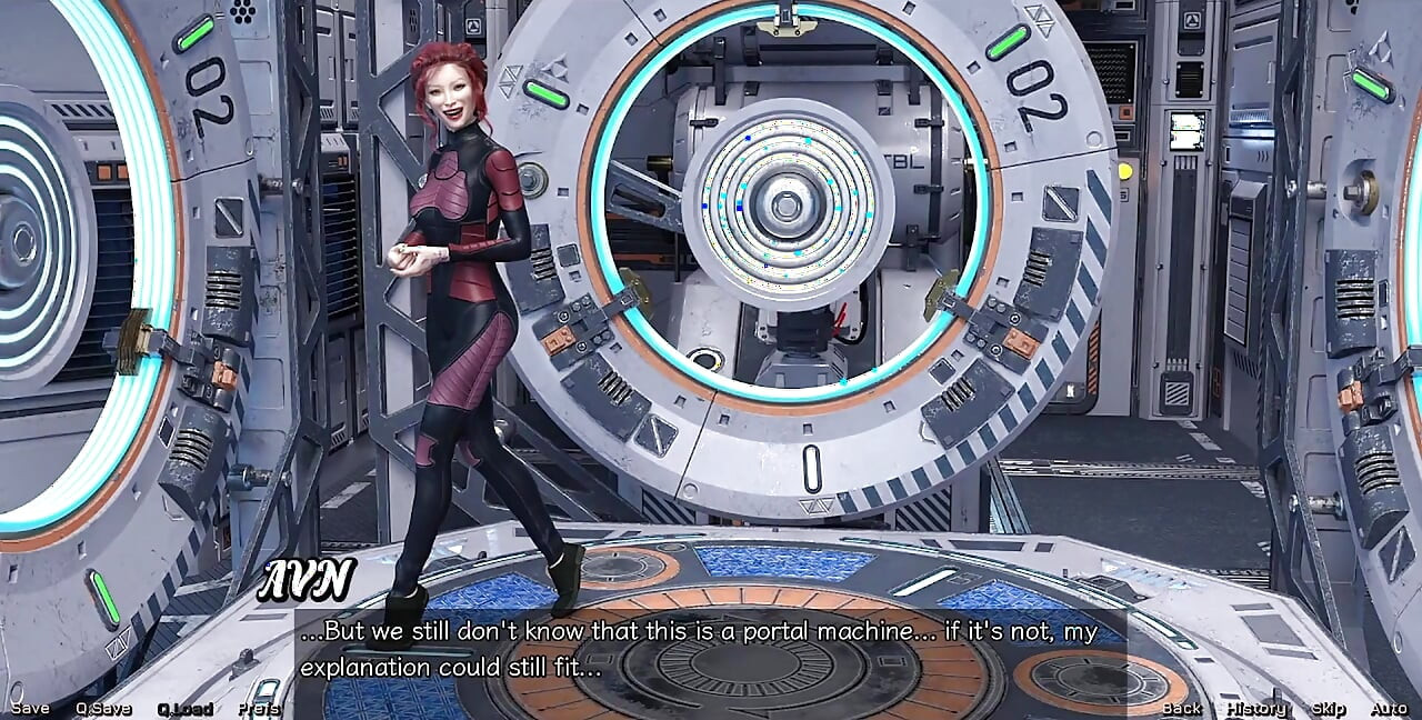 Stranded in Space - Holding Hands with Asian Scientist MILF