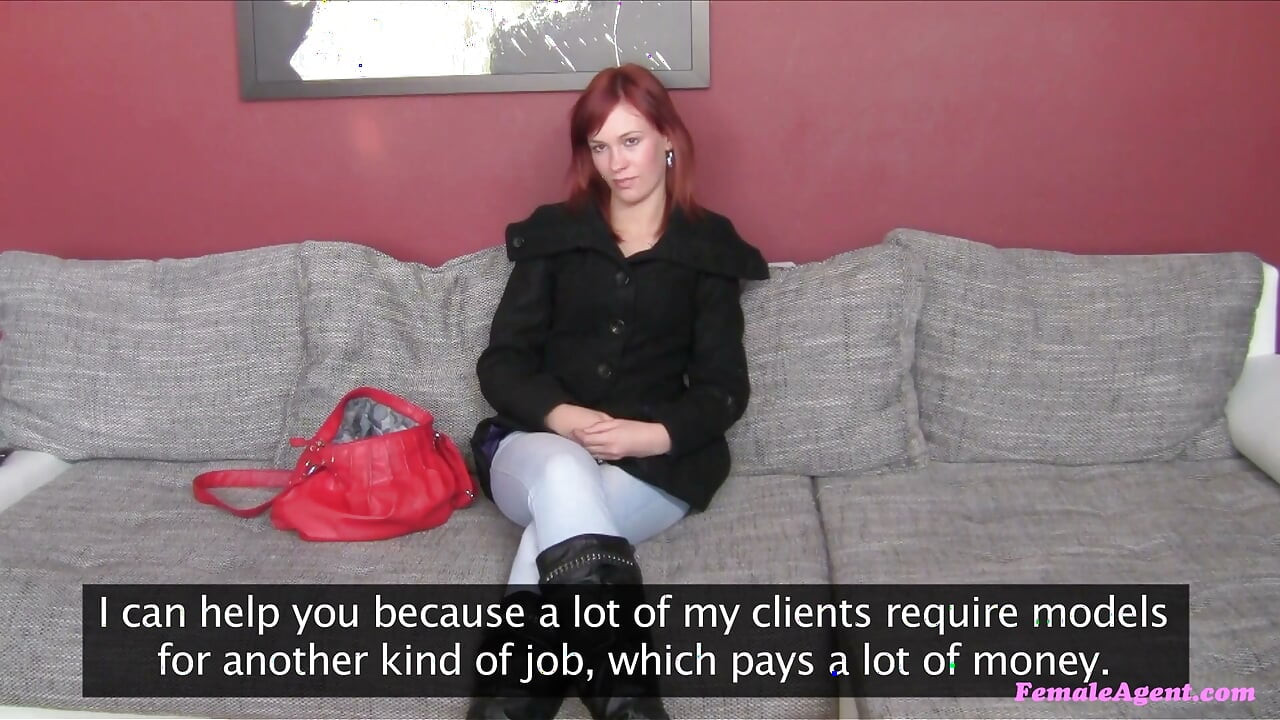 Female Agent - Naughty Polite Redhead Anna Finish Licks Celine Noiret's Pussy in Hardcore Sex Clip