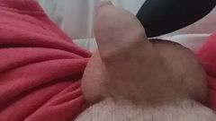 Petite éjaculation avec vibromasseur