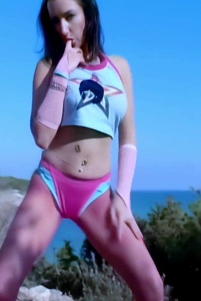 Ana-martin: Pornostar Brunette with Big Boobs Ana Martin Doing a Hot Striptease