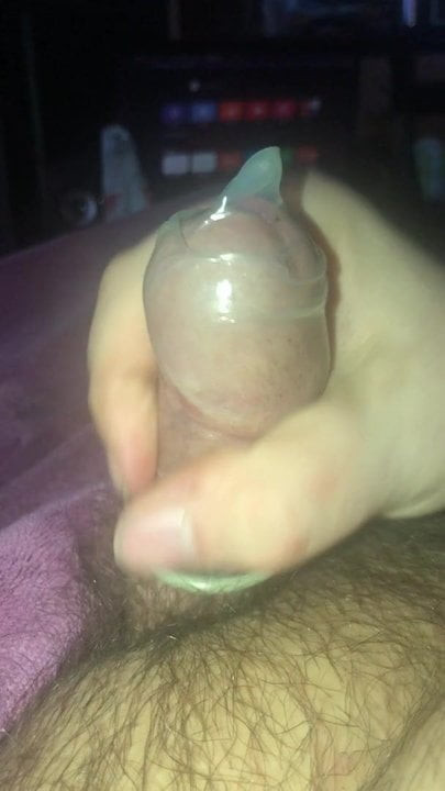 Condom wank