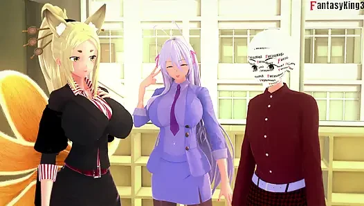 Guru hot rossweisse mengundangku ke rumahnya untuk ngentot - hs dxd ntr madness 13