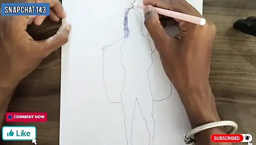 Hintli evli kadın makinede dikiş dikiyor ama başka düşünceleri de var.