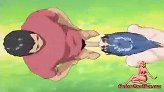 Sừng lớn ngực anime giáo viên fucked cứng qua cô ấy sinh viên