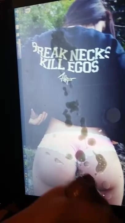 Cumtribute for sexy ass