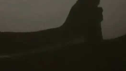 Pertunjukan bayangan foreplay gadis mallu