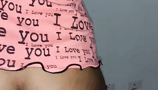 Colombian Brunette Stepsister with Big Natural Tits Loses a Bet and Now She Lets Me Take Care of Her