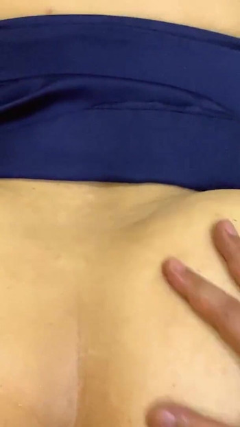 Thrilling moment from "I Let My Roommate Cum Inside My Big Ass, Faustina Pierre Creampie Pov Doggystyle"