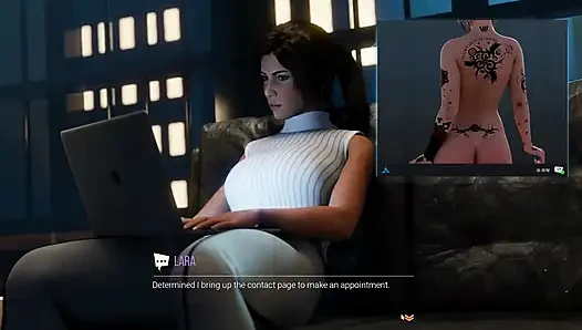 Croft Adventures Oyunu Hentai Parodisi Bölüm 8 Sürpriz Kütüphaneci BDSM Online Yapacak!