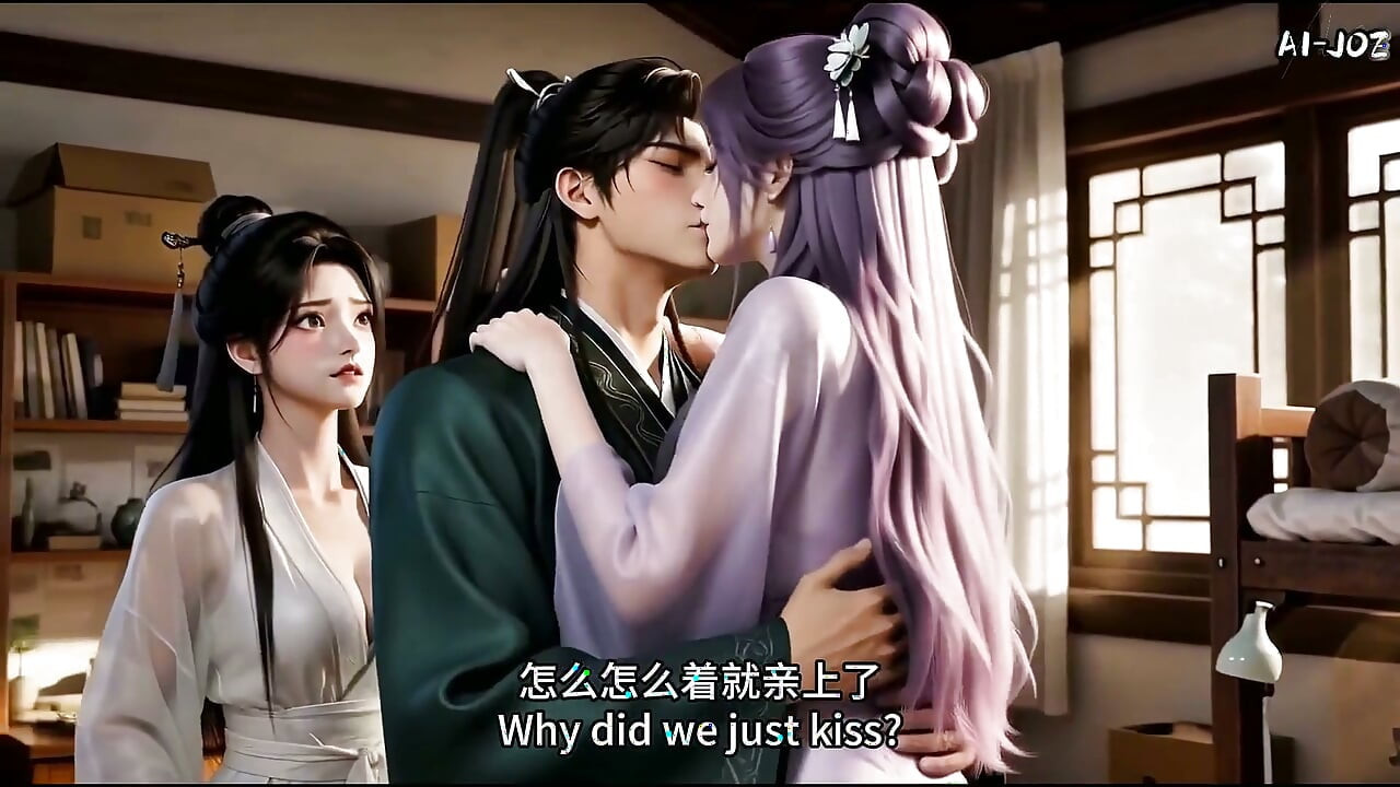 Genderbend Cultivator Ep2: Slowly Fucked While Black-haired Beauty Gropes Huge Tits & Dirty Talk Ai