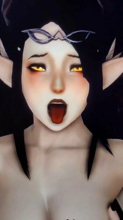 FFXIV Cum Tribute - Kali (Elf-Ear Xaela)