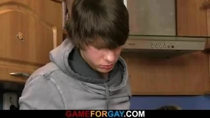 Plumber sucks and rides gay cock