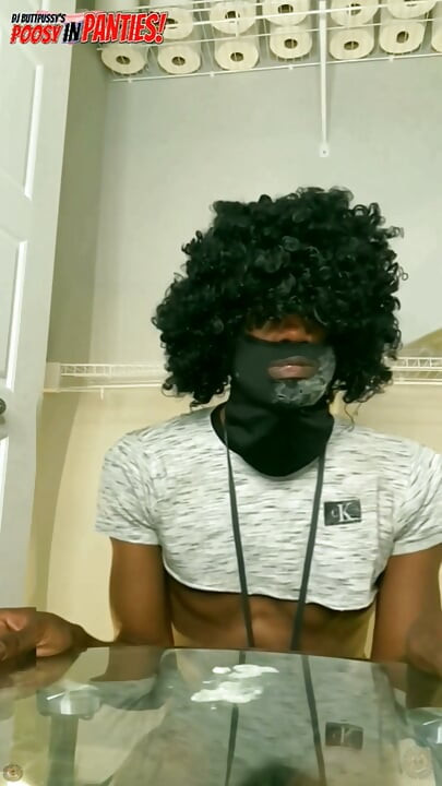 Ass To Mouth Skinny Black Boy with Big Surprise, Takes Huge Dildo in his Ass Part 1 - Starring DJ Buttpussy