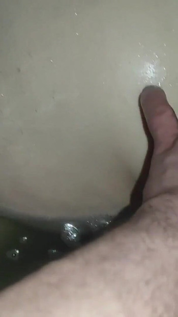 Memorable moment from "Sexy bbw girlfriend gets her nice big belly and big tits massaged in the bathtub. He gets his big"