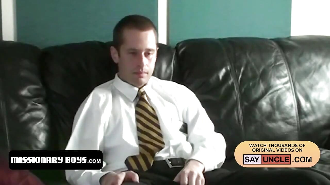 Missionary boy elder Chamberlain jerks off on camera
