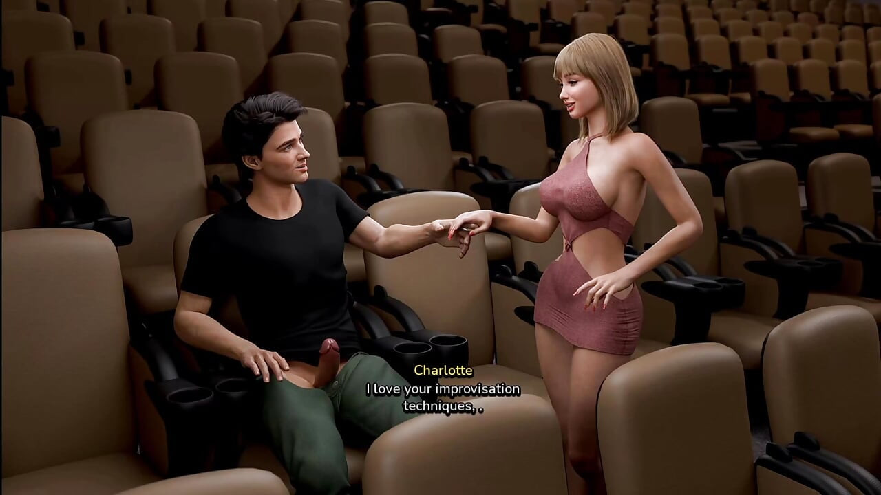Sneaky Fuck in Movie Theatre with My New Friend