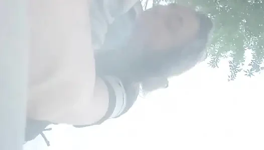 Blowjob by the River
