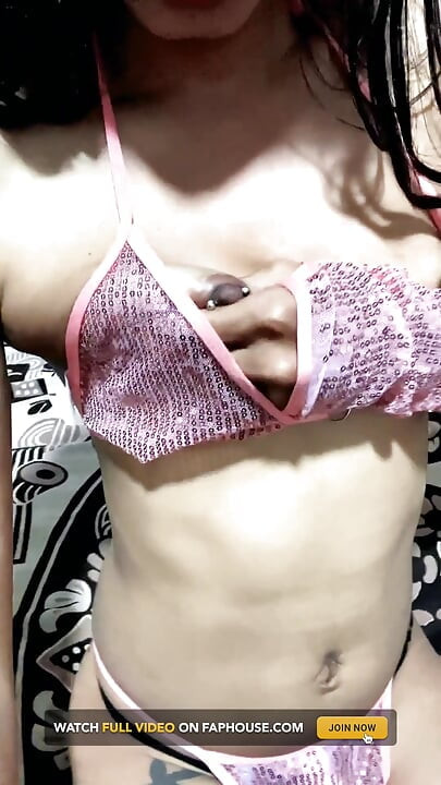 Pink Lingerie Sissy Teasing Hot