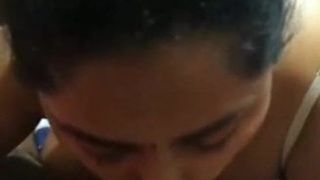 Chiththi  blowjob in my cock