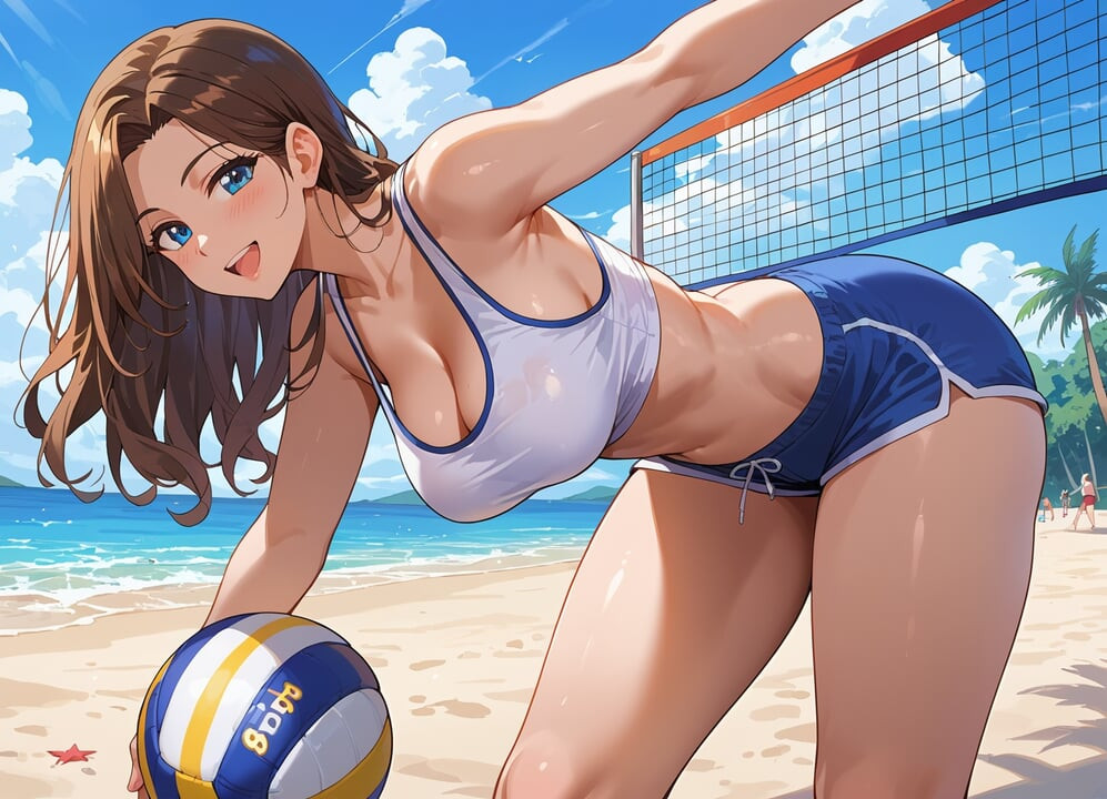 Volleyball Girls Beach Sex Party