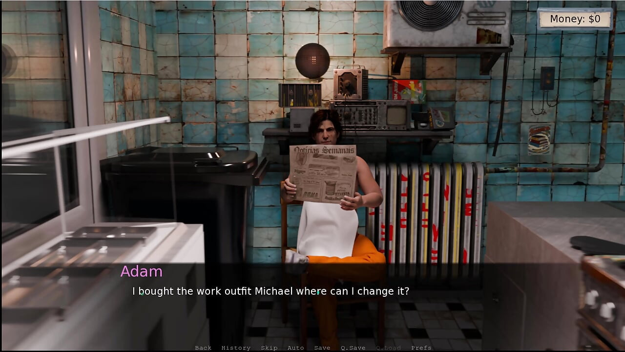 Prison of Sissy 5 - Adam Is Training to Become a Sissy... the Prison Boss Got a Blowjob