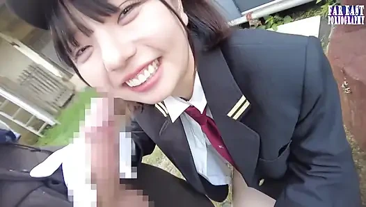 Rail-tease Rendezvous with a Short-cut Cutie Savoring Every Warm Drop Part.2