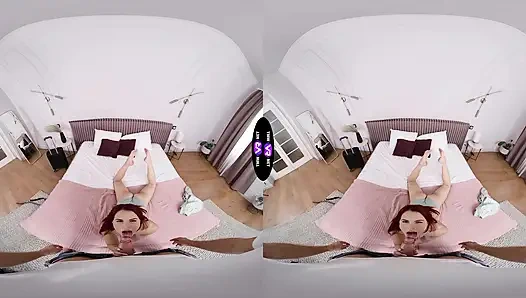 Horny Brunette Demands Fresh Cum From Shocked Dude - TmwVRnet