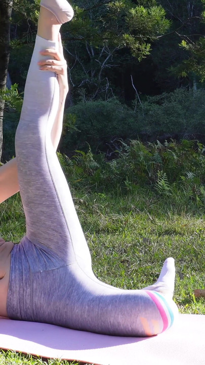 Relaxing Yoga Flow Wearing Leggings