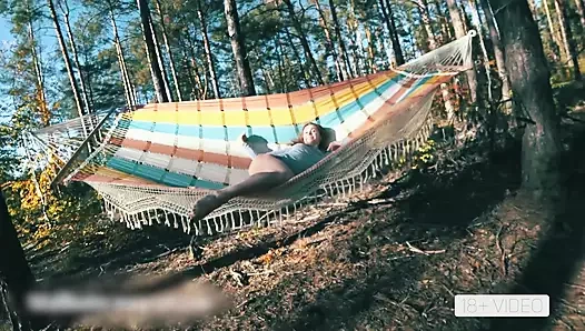 ASS TO MOUTH IN A HAMMOCK IN A CLEARING IN THE FOREST