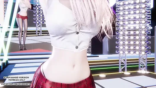 MMD I Ren - - сексуальная Ахри, танец, лига легенд, хентай без цензуры 4K, 60FPS